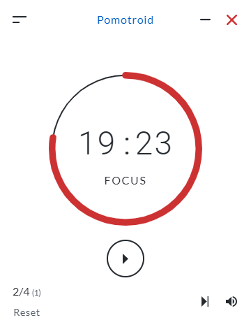 Pomotroid GitHub Theme Preview