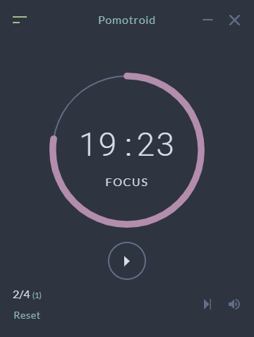 Pomotroid Nord Theme Preview